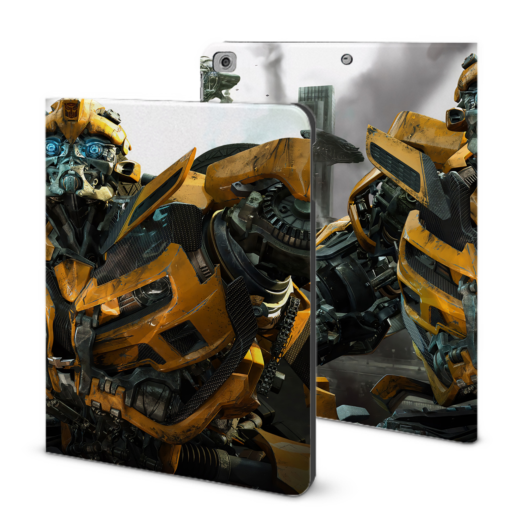 （画像用） Transformers トランスフォーマー IPad ケース ブック型 PUレザー TPU 耐衝撃 軽量 薄型 ペン収納なし 全面保護 IPad 各モデル対応
